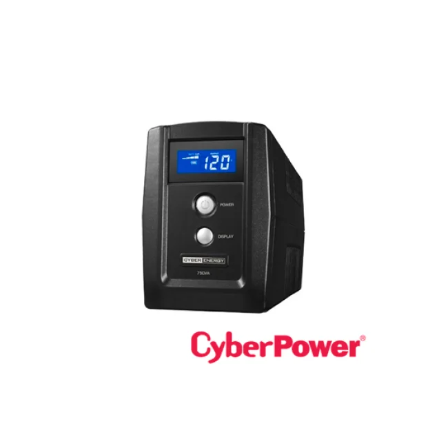 CyberPower OM750ATLCD sistema de alimentación ininterrumpida (UPS) Línea interactiva 0.75 kVA 6 salidas AC