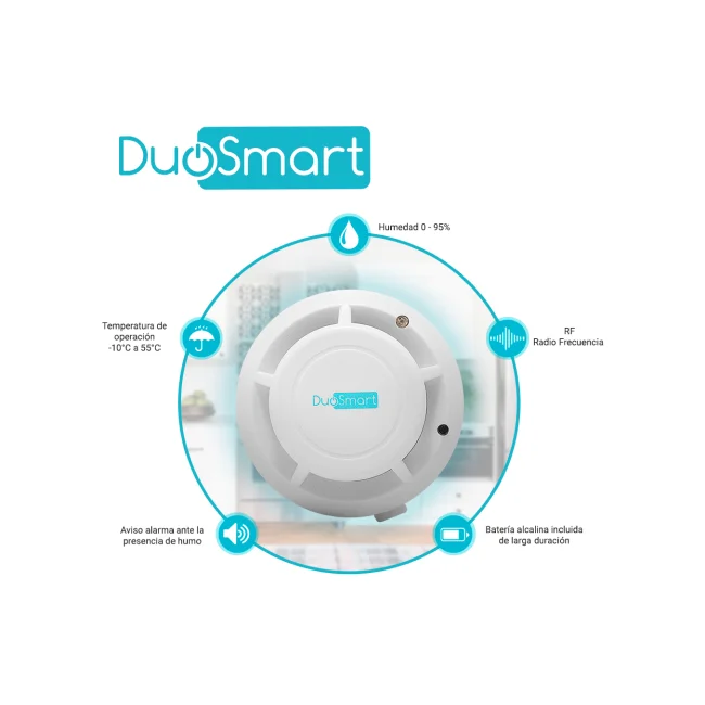 DuoSmart CSMD1 detector de humo inteligente Interconectables Conexión inalámbrica image 6