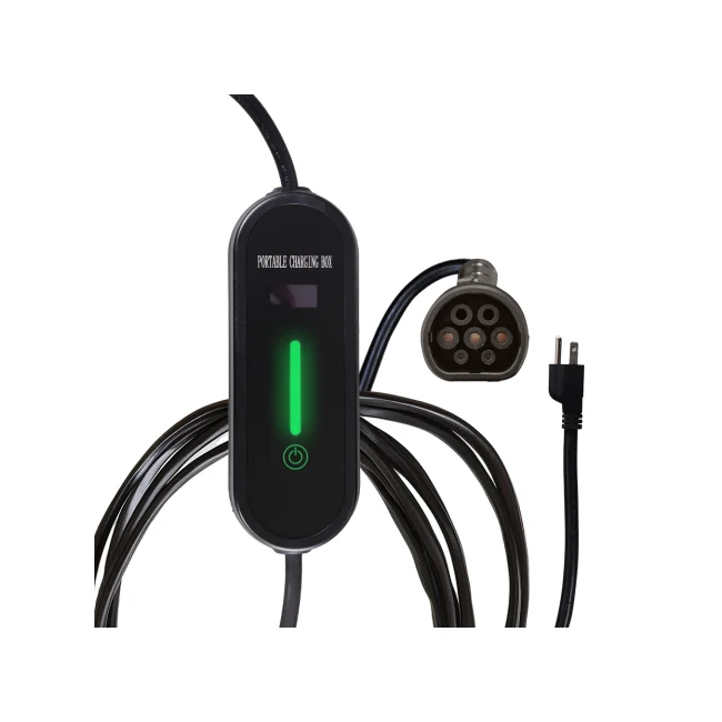 CARGADOR DE VIAJE REGULABLE EV-OMB121 ALTER CONECTOR TIPO 2 CON ENTRADA/SALIDA 120VCA POTENCIA MAX 1.9 KW CON CLAVIJA UNIVERSAL TIPO NEMA 5-15P