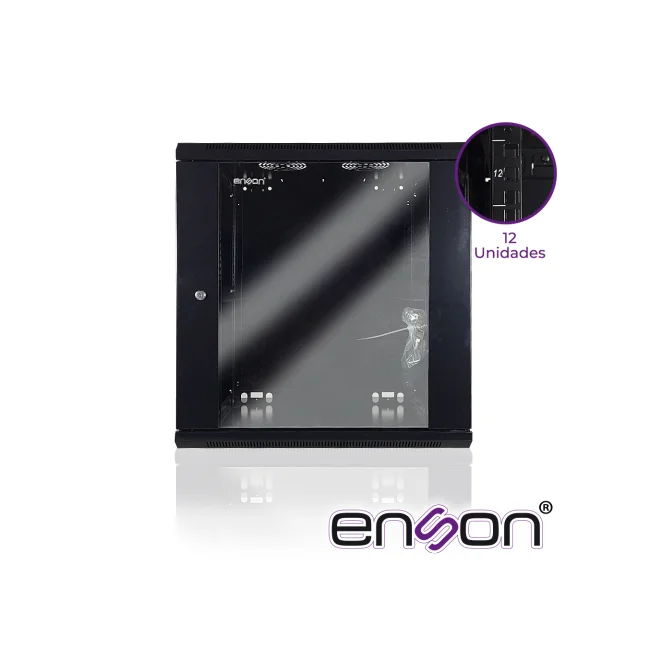 Enson ENS-RKGB12U armario rack 12U Rack o bastidor independiente Negro image 5