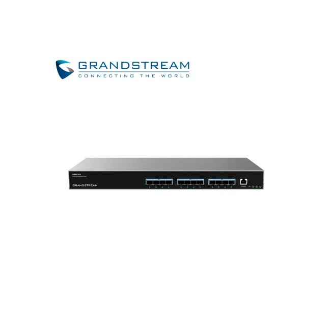 GWN7832, Switch de agregación Administrable capa 3, 12 x 10 Giga SFP+