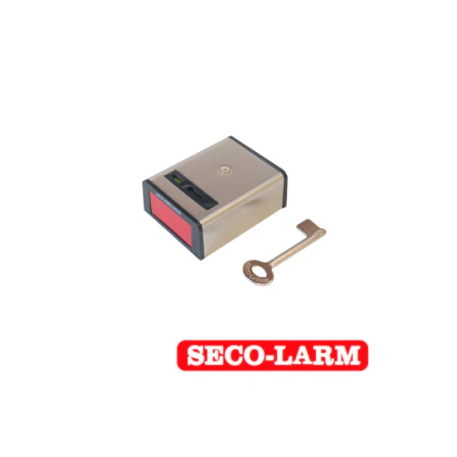 BOTON DE PANICO SS-078Q SECO-LARM RESTABLECIMIENTO CON LLAVE, NORMALMENTE ABIERTO E INDICADOR VISUAL CON BASE METALICA IDEAL PARA CONTROL DE ACCESO E INTRUSION image 3
