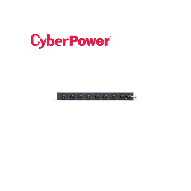 CyberPower PDU15B8R unidad de distribución de energía (PDUs) 8 salidas AC 1U Negro image 8