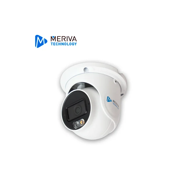 CAMARA HD TURRET MERIVA TECHNOLOGY MDL-3202A / 2 MP / AHD/TVI/CVI / 2.8 MM / ILUMINACION DUAL (20 - 30M IR / 20M LUZ CALIDA) / IP67 / METALICA / 12 VCD / COC / MICROFONO INTEGRADO / AUDIO POR COAXIAL O UTP (SOLO POR TVI) / IMAGEN A COLOR 24/7