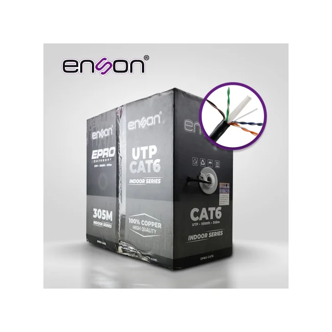 Enson EPRO-CAT6 cable de red Gris 305 m U/UTP (UTP) image 4