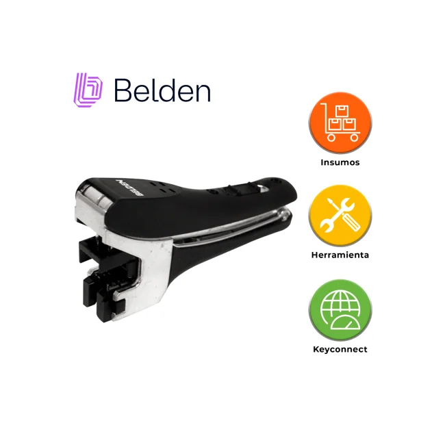 Belden AX105566 ponchadora Herramienta para prensar Negro image 2