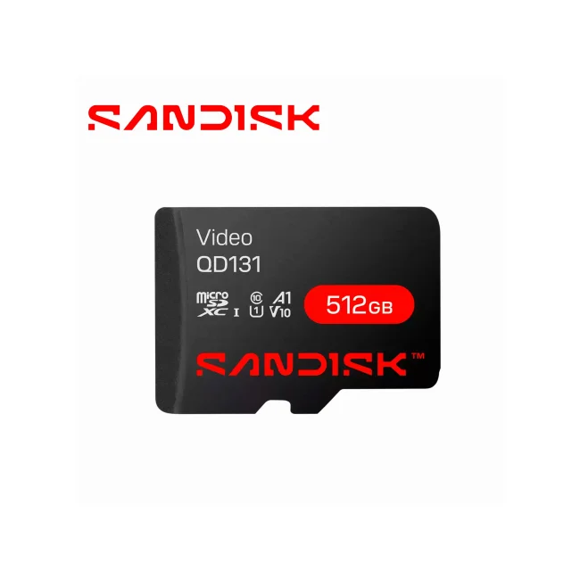 MEMORIA MICROSD SDXC SANDISK 512GB (SDSDQAS5-512G-BP) VIDEO, QD131, UHS-I