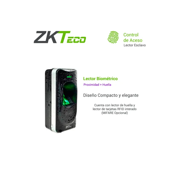 ZKSoftware FR1200 sistema de seguridad Negro image 8