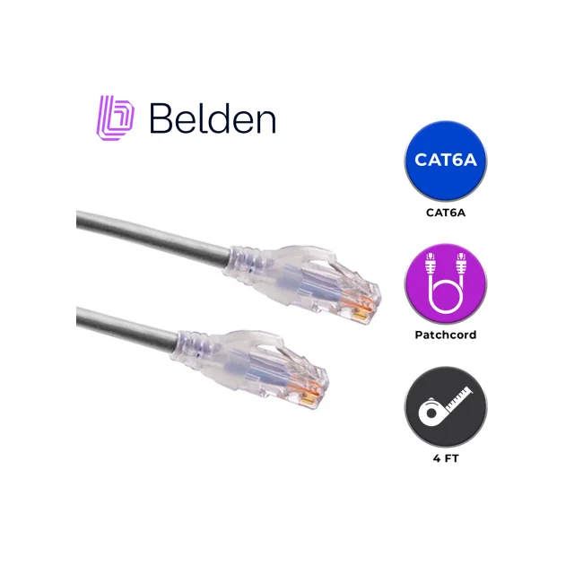 Belden CA21108004 cable de red Gris 1.2 m Cat6a image 5
