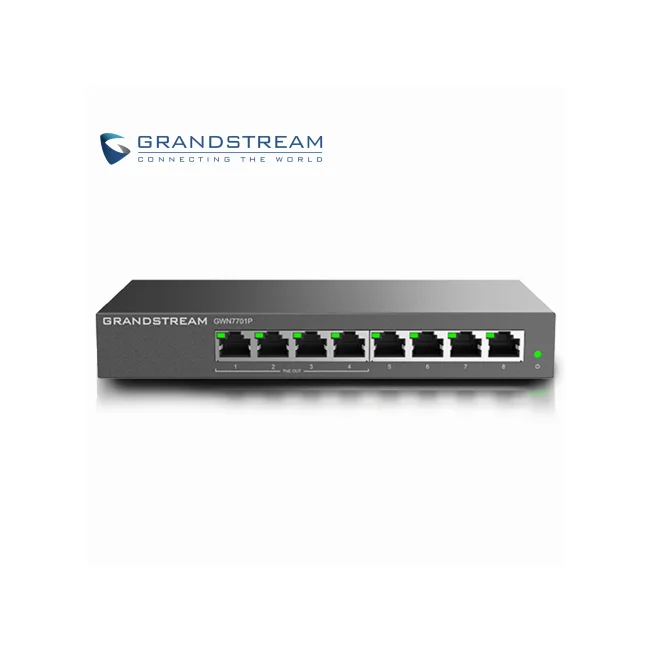 Grandstream Networks GWN7701P dispositivo de redes No administrado Gigabit Ethernet (10/100/1000) Energía sobre Ethernet (PoE) Negro
