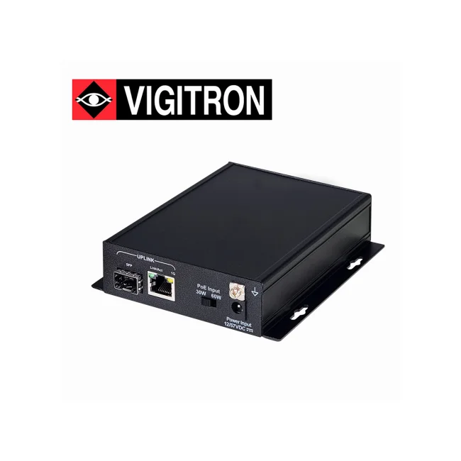 SWITCH POE NO ADMINISTRABLE VIGITRON VI30005 L2 / 5 PUERTOS  10M/100M/1000M  / 4 PUERTOS POE HASTA 36W / ALIMENTACION POE / PUERTO SFP HASTA 80KM / 72W